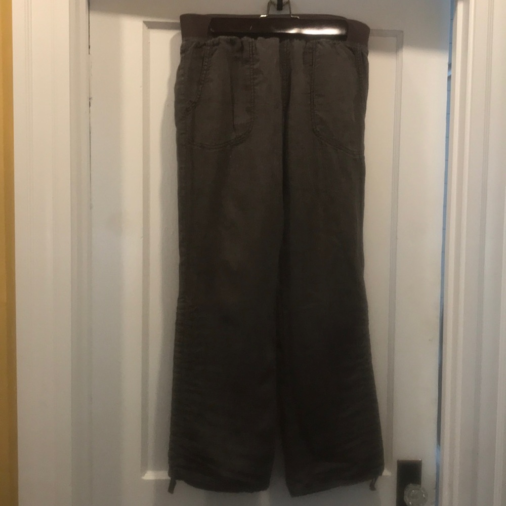 Toad & Co washable linen pants.